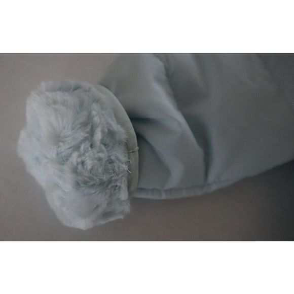The North Face Sz 12-18 Months Ice Blue Mossbud Swirl Reversible Jacket $100 - Picture 12 of 16